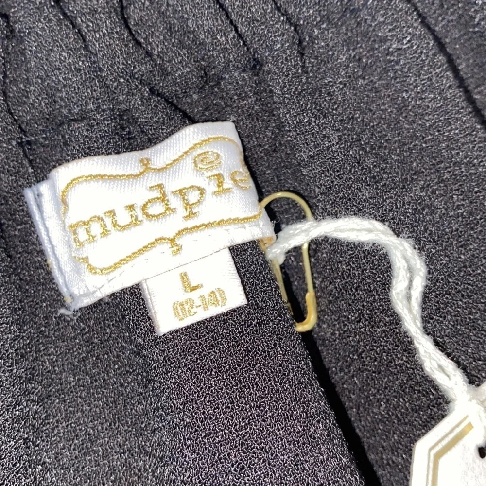 Mudpie black dress size large new with tags